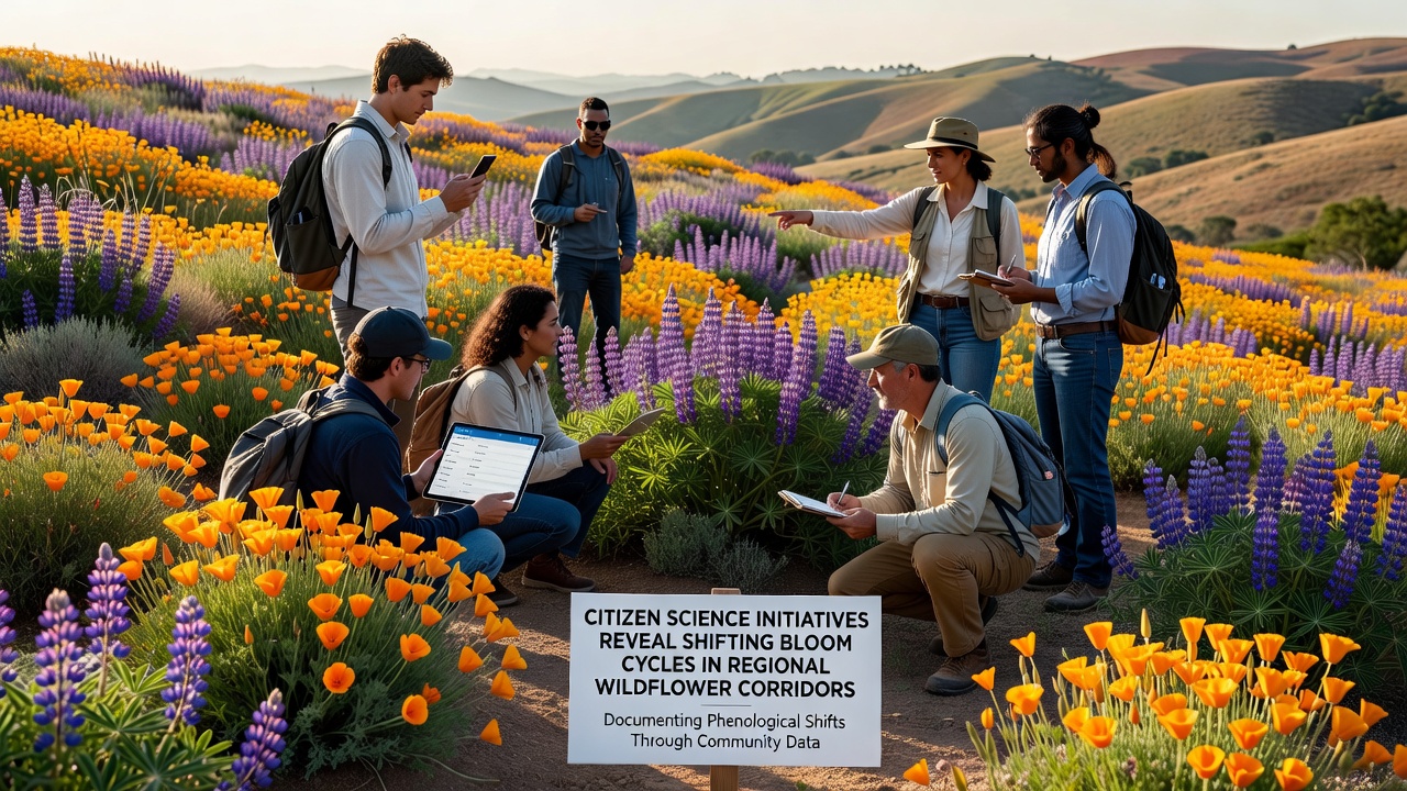 Citizen Science Initiatives Reveal Shifting Bloom Cycles in Regional Wildflower Corridors