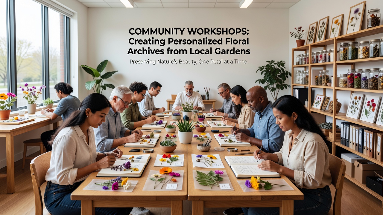 Community Workshops on Creating Personalized Floral Archives from Local Gardens